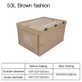 53L Brown Mode Faltbox mit Abdeckung